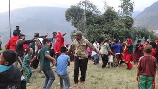 Dance in Nepalese Traditional Cultural Music Panchebaja |