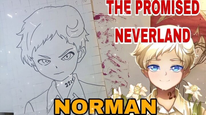 drawing norman dari anime the promised Neverland