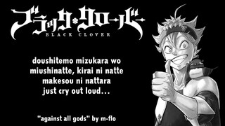 Black Clover Ending 8 Full『against all gods』by m-flo | Lyrics