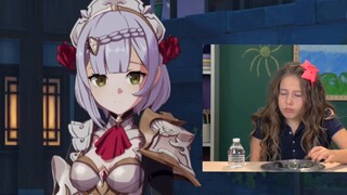 Genshin Impact ｜ Noelle tastes Liyue food, it really tastes like a foreigner