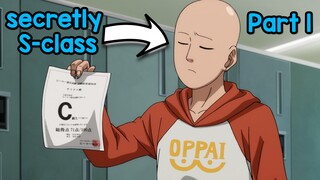 This C-Class Caped Baldy is secretly a S-Class Hero | Part 1 | Anime Recap