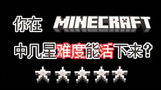 ถ้ามายคราฟมีระบบระดับความยาก คุณจะทนได้ถึงระดับไหน?
