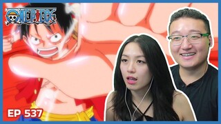VANDER DECKEN GETS DECKED BY LUFFY LOLL | One Piece Episode 537 Couples Reaction & Discussion