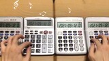 Orang Jepang main nada keberangkatan Kanto dengan kalkulator Tiongkok
