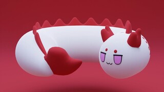 Dragon bubble spins for one minute (ᗜωᗜ)
