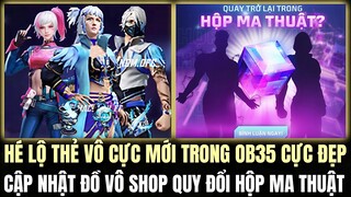 OB35 THẺ VÔ CỰC MỚI CỰC ĐẸP PHONG CÁCH THẦN BIỂN, CẬP NHẬT GÓI ĐỒ MỚI VÔ HỘP MA THUẬT | FREE FIRE