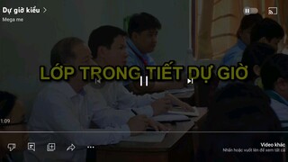 Em vừa dự giờ😭 Cre: Mega meme
