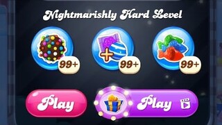 Candy Crush Saga Indonesia "Nightmarisly Hard Level" 6716