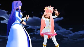 【ギャラクシーエンジェル mmd】ミルフィーユ・桜葉＆烏丸ちとせでtell your world