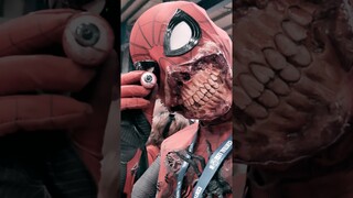 Zombie Spiderman points his eye in my direction #zombie #zombies #zombievideo