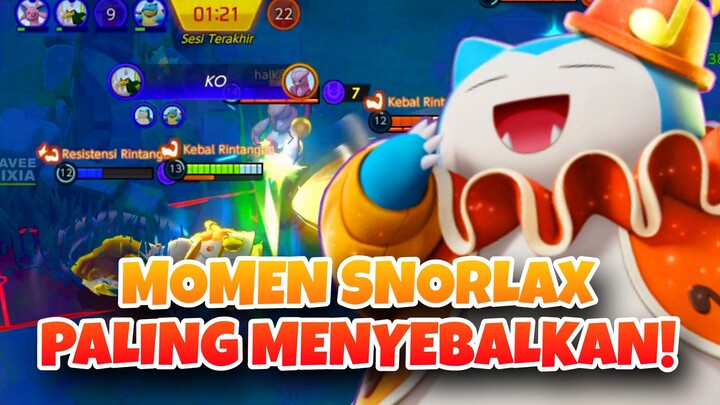 MOMEN KELAKUAN SNORLAX PALING MENYEBALKAN SEARENA! - Pokemon Unite