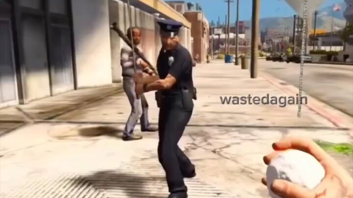 when you mess with the wrong guy who has a rocket launcher | GTA V funny video | GTA V gags
