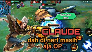 PAMER WR LANGSUNG DI NAIKIN, INI DIA BUILD CLAUDE DI UPDETAN SEKARANG ❗