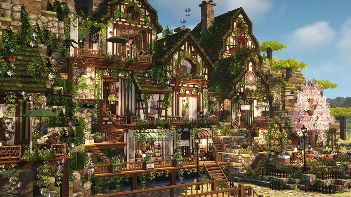 Minecraft | Minecraft Retro Town Construction