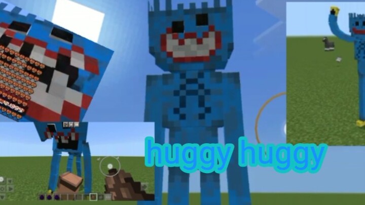 【mc/波比的游戏时间】超还原huggy wuggy addon，有跳杀动画与友好形态