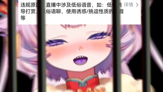 新年第一位被封禁的虚拟主播！！