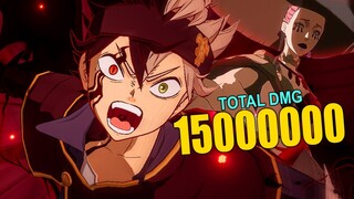 BLACK ASTA WITH WITCH QUEEN IS INSANE IN PVP! 1.5 MILLION DAMAGE EASY! | Black Clover Mobile
