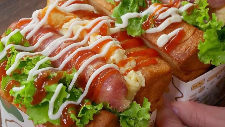 Có chiếc sandwich tiện lợi này rồi, sáng mai lại được ngủ thêm chút nữa thôi!