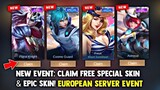 NEW EVENT! CLAIM FREE SPECIAL SKIN AND EPIC SKIN! FREE SKIN! NEW EVENT 2022 | MOBILE LEGENDS