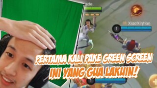 PERTAMA KALI PAKE GREENSCREEN.. INI YG GW LAKUKAN WKWKWK