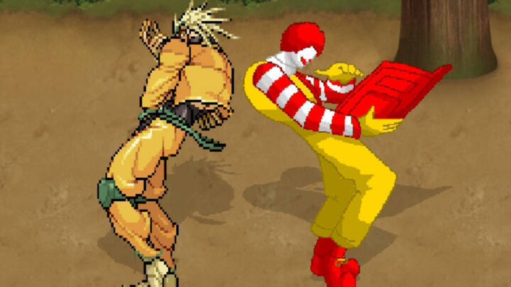 The first leader of the ghost and animal world appears! ? Destiny DIO vs Lanlan Road! 【mugen】
