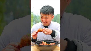 mukbang | Grandpa made me happy again this time | fatsongsong and thinermao | funny mukbang