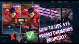 How to buy epic skins wisely using 515 promo diamonds in mobile legends 2021 method