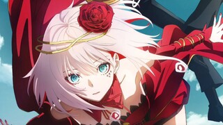 Red skirt and white hair! The new wife’s fight is too awesome! I will definitely follow this new sho