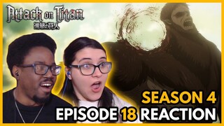 SNEAK ATTACK! | Attack on Titan Season 4 Part 2 Episode 18 Reaction
