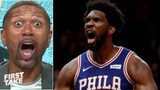 FIRST TAKE "Joel Embiid is the BEST, Nobody cares Doc Rivers" - Jalen Rose on 76ers-Raptors Playoffs