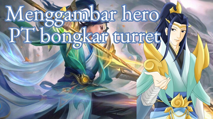 Disuruh ulti malah lari 😂 Speedpaint Fanart Zilong Collector MLBB