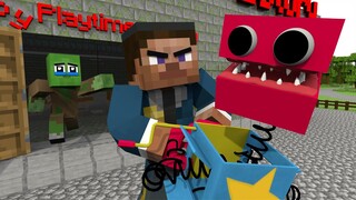 Monster School: Boxy Boo is GOOD monster - Poppy Playtime Project | Minecraft Animation