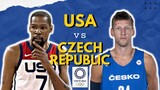 USA vs CZECH REPUBLIC | GAME RESULTS | MEN'S OLYMPIC BASKETBALL TOURNAMENT 2021 | TOKYO OLYMPICS