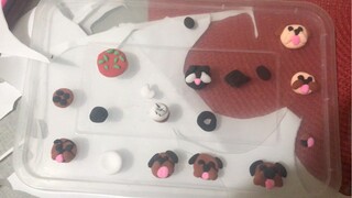 My air dry clay charms/creations