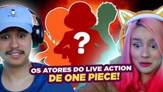 REAGINDO ao ELENCO do LIVE ACTION de ONE PIECE!