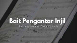 Bait Pengantar Injil Rabu Abu Tahun A / Tahun C - JenniferOdelia