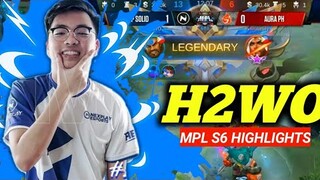 H2wo MPL Season 6 Highlights (The Most Popular Player in Philippines - Mobile Legends