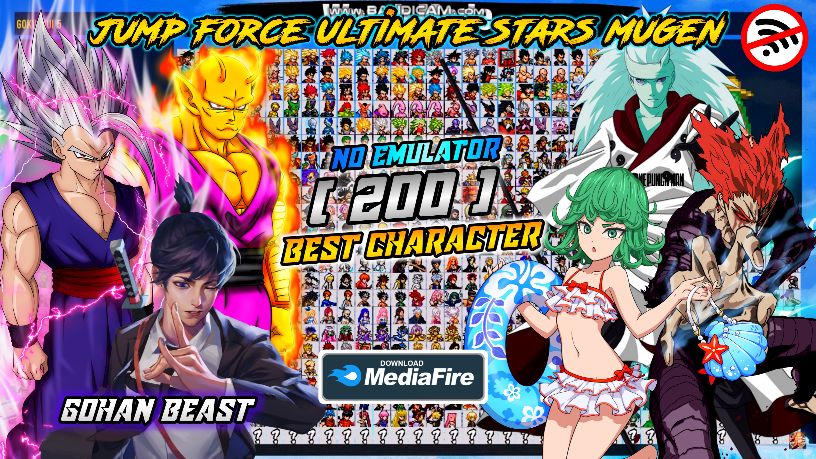 JUMP FORCE MUGEN ANDROID 2022  FULL 200 KARAKTER ANIME SUPER BATTLE STARS [ DOWNLOAD] - BiliBili