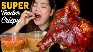 LECHON ULO MUKBANG | PUTOK BATOK | FILIPINO FOOD MUKBANG PHILIPPINES