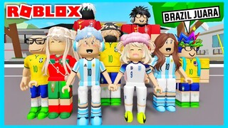 24 Jam Jadi Pemain Bola Di Roblox Brookhaven ft @Shasyaalala