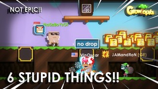 6 Stupid Things That Growtopians Ever Do (LMAO!!) | GROWTOPIA