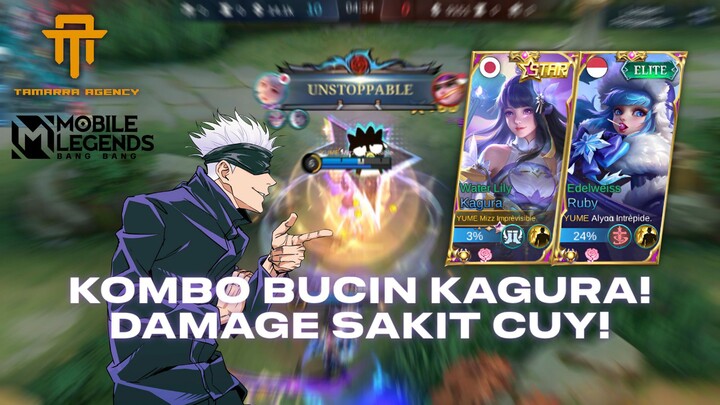 [ TA ] KONBO BUCIN KAGURA RUBY! DAMAGE KACAWW - MOBILE LEGENDS