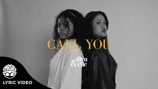 "Call You" - allen&elle [Official Lyric Video]