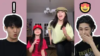 Korean react to Philippines Dance Tiktok | Niana family so talented!