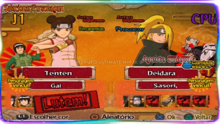 TENTEN KECIL VS DEIDARA - NARUTO ULTIMATE NINJA 6 ANDROID GAMEPLAY