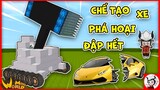 Hướng dẫn chế tạo xe búa tạ đập phá siêu khủng trong mini world