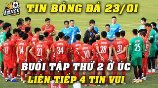 Buổi Tập Chiều 23/1 Của ĐTVN Tại Australia, Thầy Park Tươi Như Hoa Đón Liên Tiếp 2 Tin Vui Mới