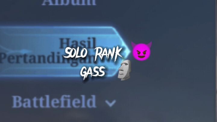 Solo rank 😈