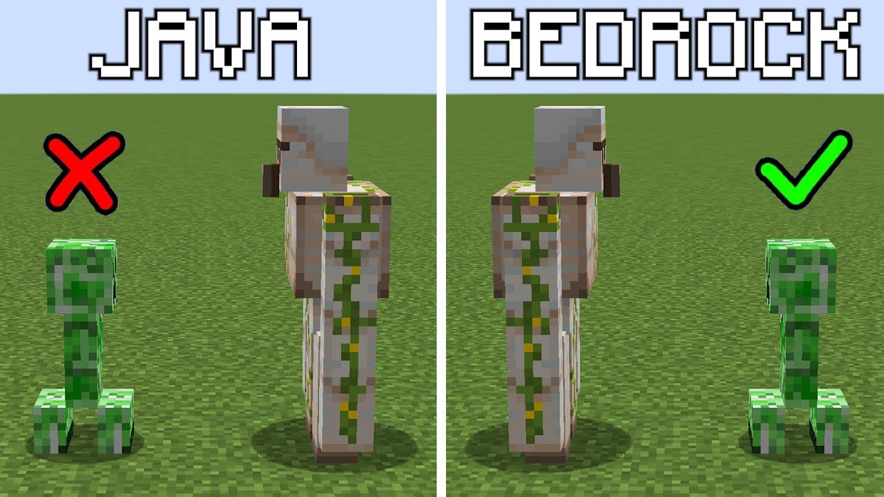 Java vs Bedrock 