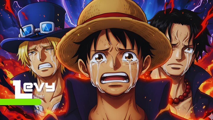 LUFFY ACER E SABO PRA SEMPRE MESMO DEPOIS DO FIM  (One Piece) |  LEVY SILVER #music #onepiece #luffy